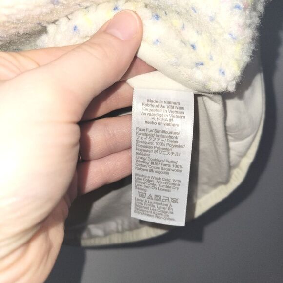 New J Crew Flecked Sherpa Zip Jacket XL - Picture 5 of 12